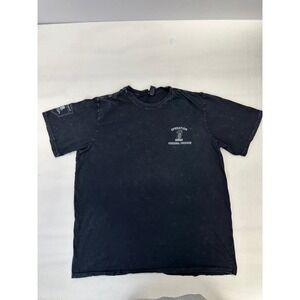 Harley Davidson Thrashed Wounded Warrior Biker Sun Faded T-Shirt -Size XL